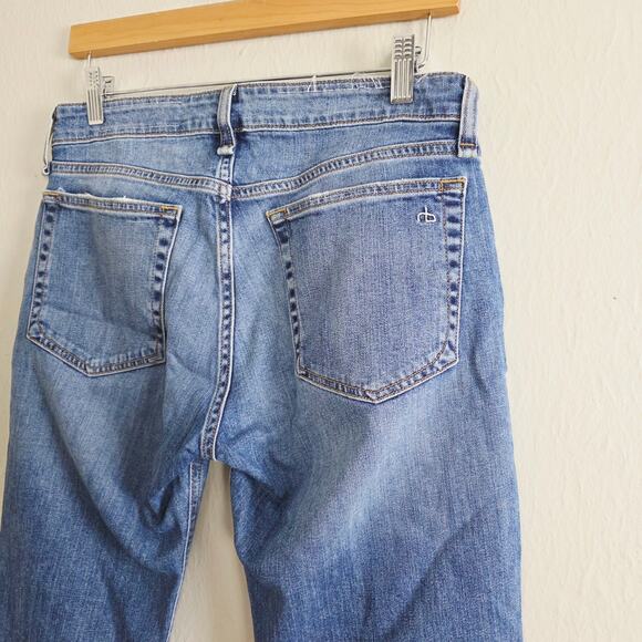 Rag & Bone New York Dre Low Rise Slim Boyfriend Skinny Jean Julienne - Picture 13 of 14